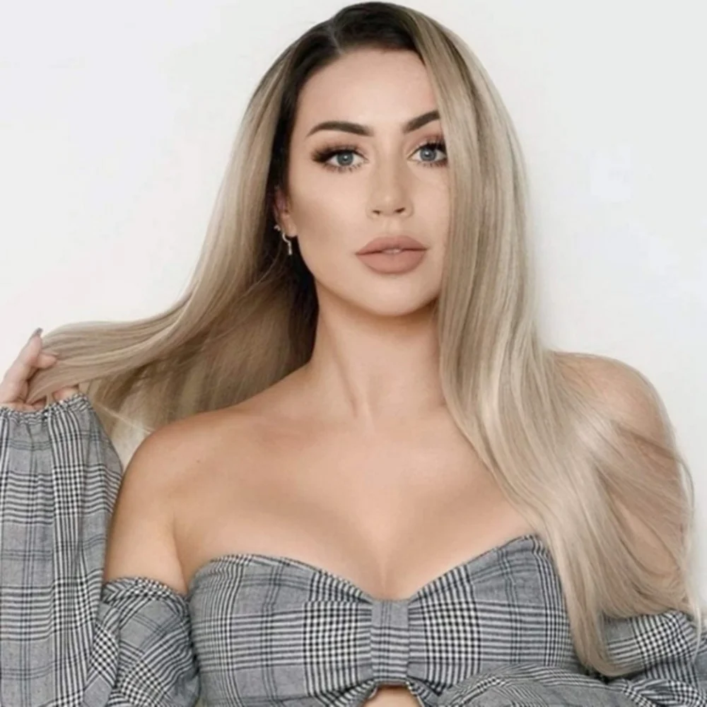 Blooming Hair 2 Tones Ombre Blonde Wig